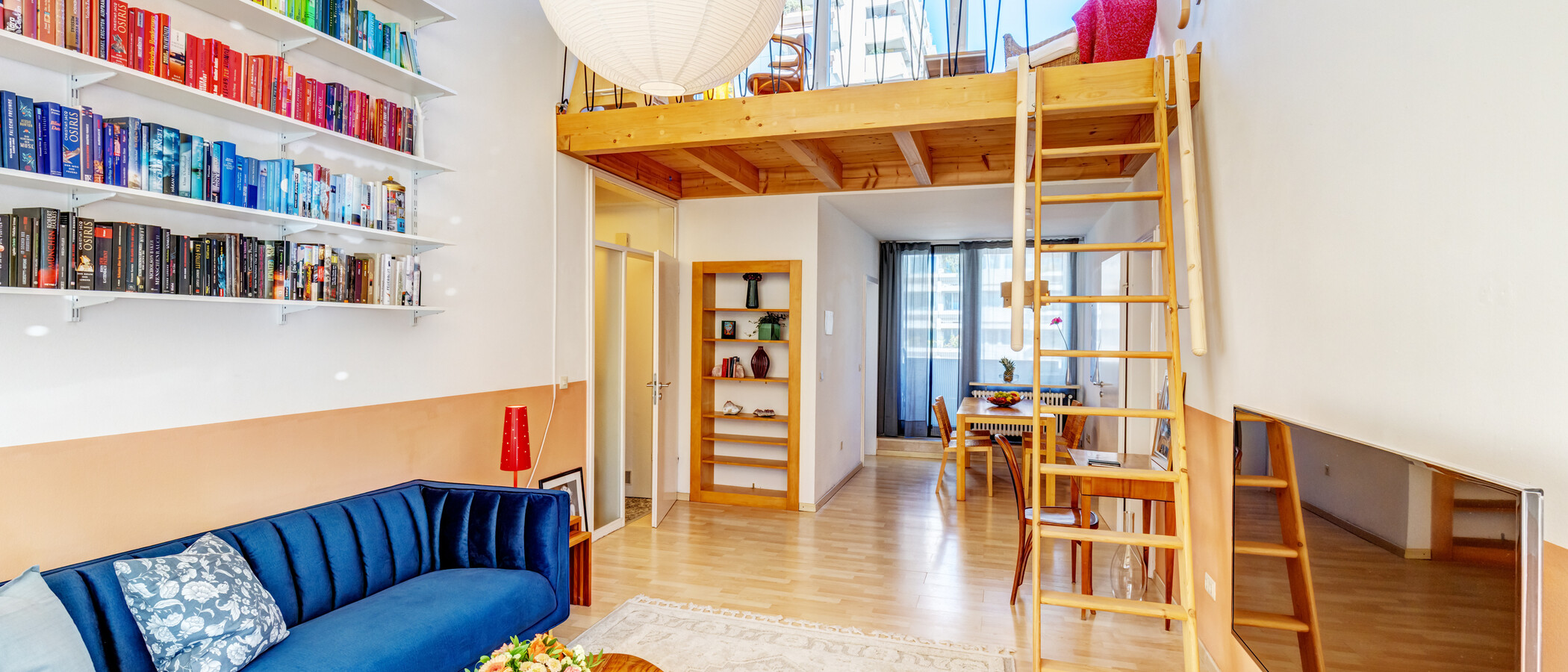 Dachterrassenwohnung München Moosach 02 Wohnbereich 15028
