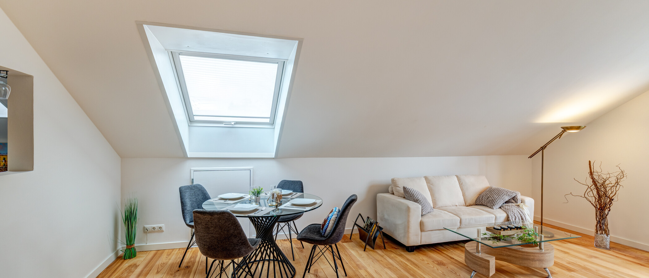Dachgeschosswohnung München Solln 03 Wohnbereich 15038
