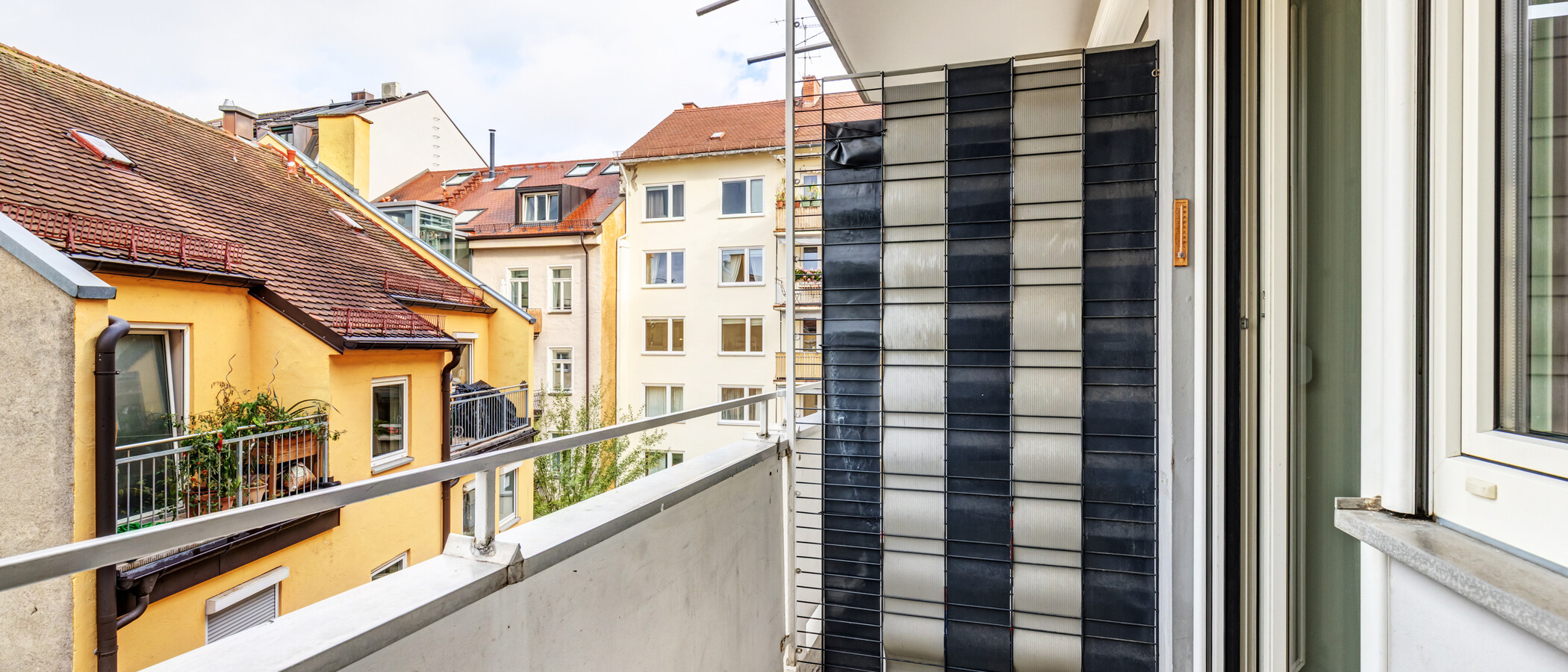 Apartment München Maxvorstadt - Universitätsviertel 02 Balkon 15042