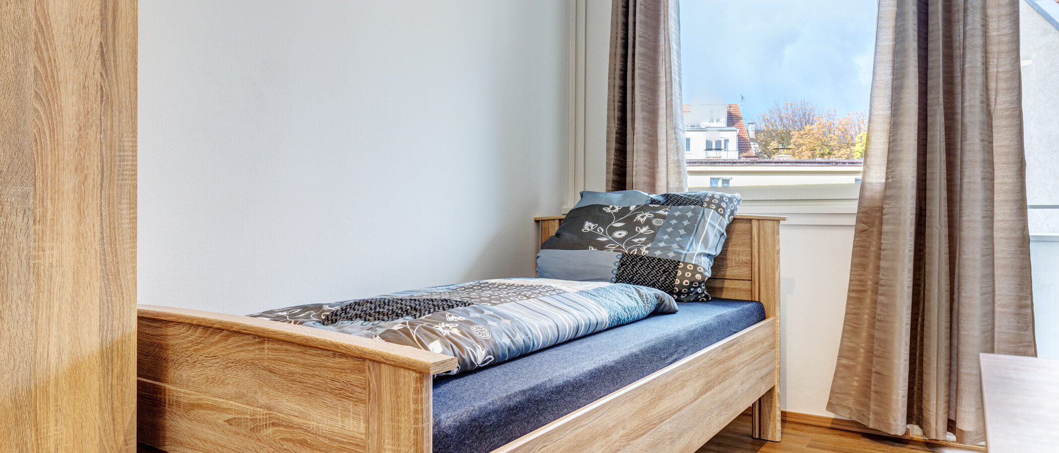 Apartment München Maxvorstadt - Universitätsviertel 01 Schlafbereich 15042