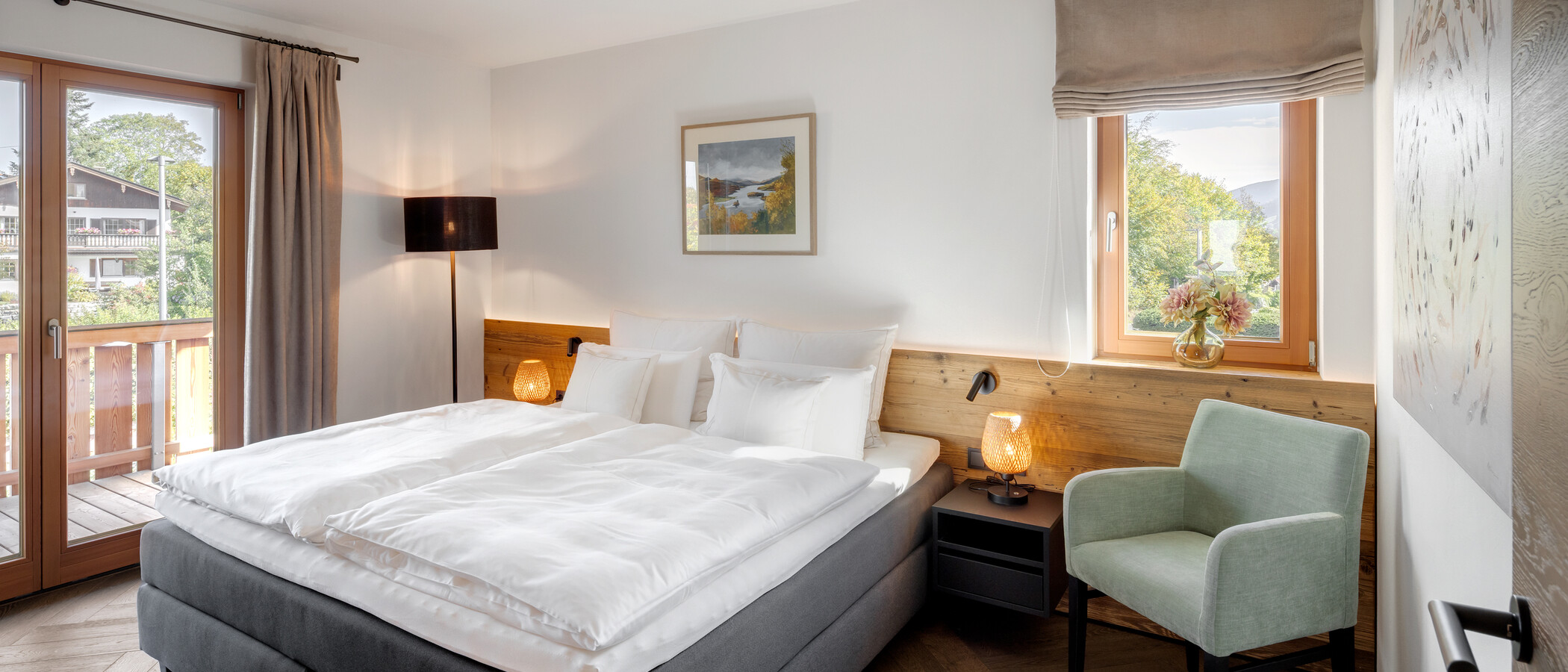 Wohnung Gmund am Tegernsee 01 1. Schlafzimmer 15046