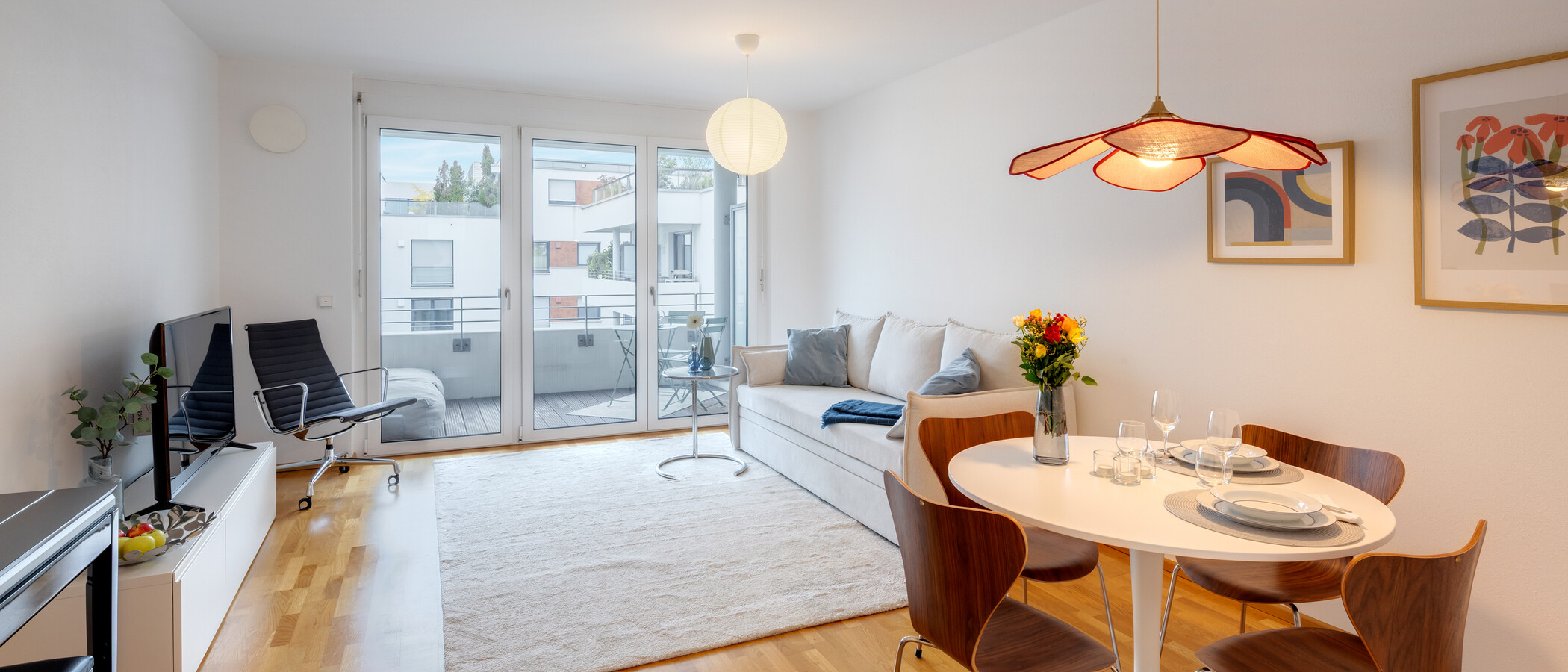 Wohnung München Parkstadt Schwabing 01 Wohnbereich 15052