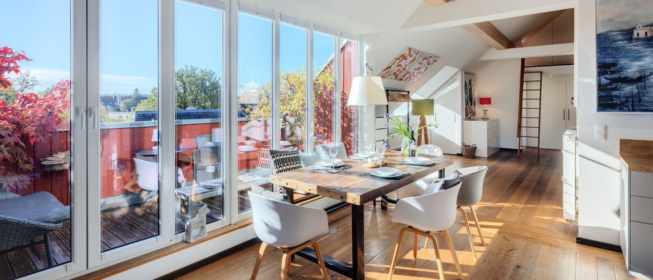 Galeriewohnung München Obergiesing 01 Wohnbereich 15054