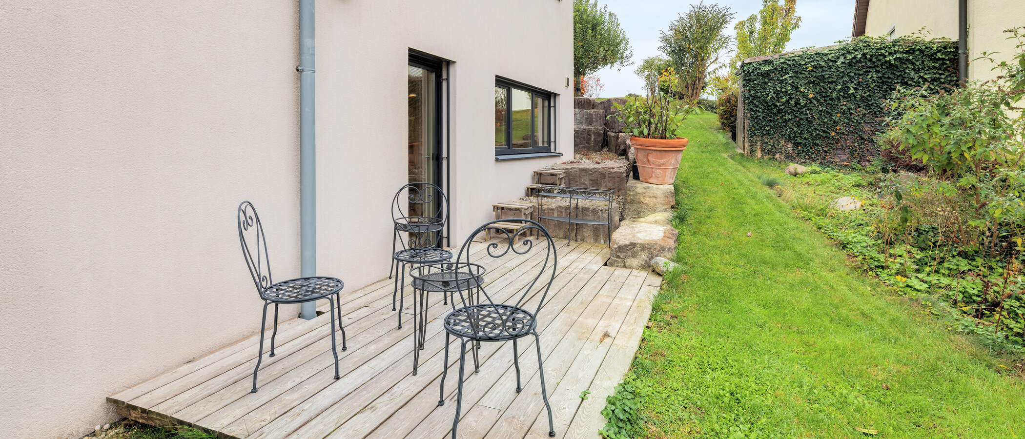 Wohnung Fahrenzhausen 01 Terrasse 15056