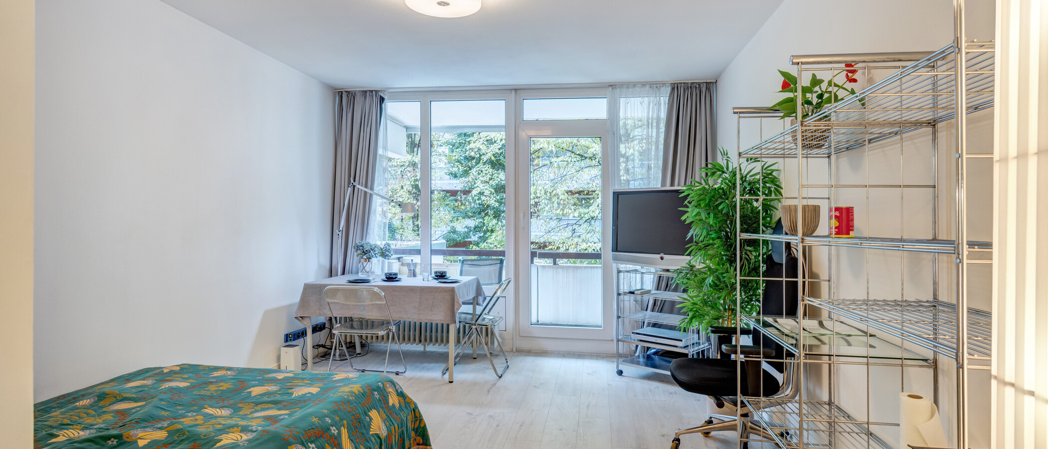 Wohnung München Schwabing-West (rund um den Hohenzollernplatz) 01 Wohnbereich 15057
