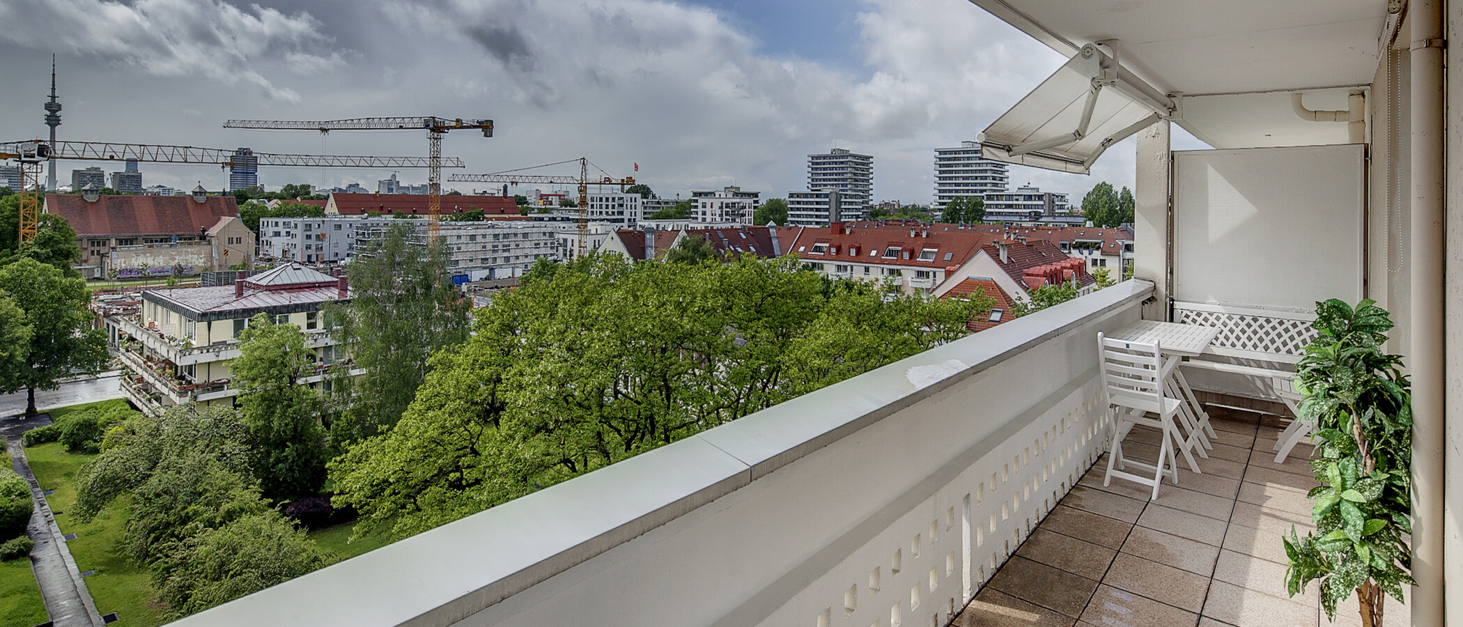Wohnung München Schwabing-Nord (zw. Belgrad- & Leopoldstraße) 01 Balkon 1541