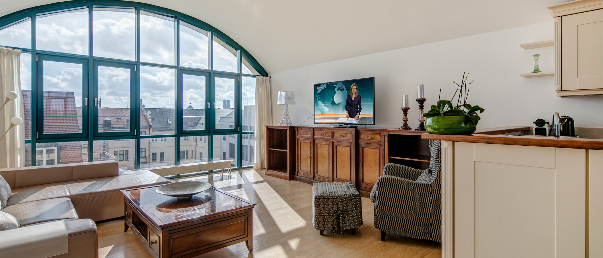 Dachterrassenwohnung München Maxvorstadt - Westen 02 Wohnen 1607