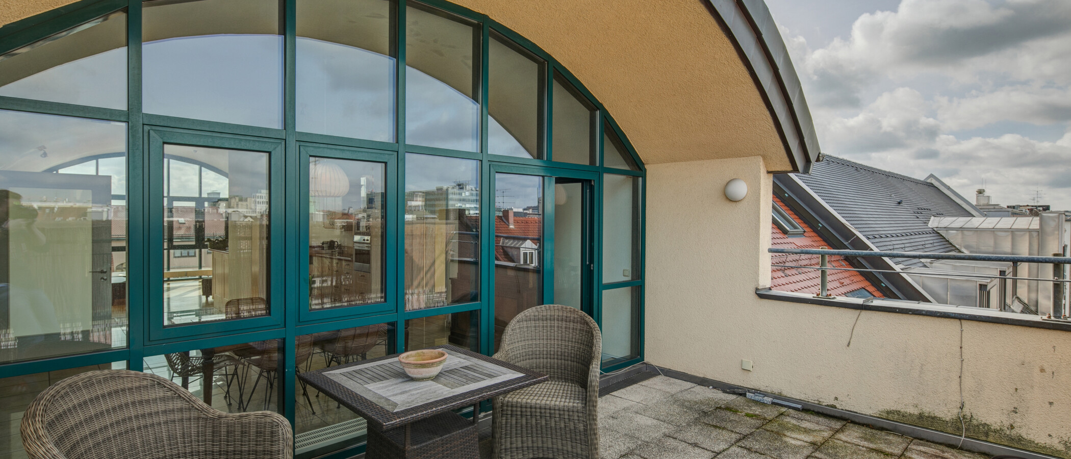 Dachterrassenwohnung München Maxvorstadt - Westen 01 Terrasse 1607