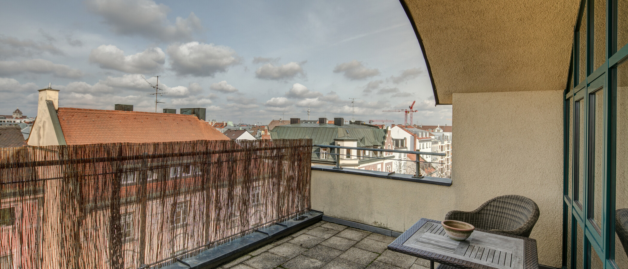 Dachterrassenwohnung München Maxvorstadt - Westen 02 Terrasse 1607