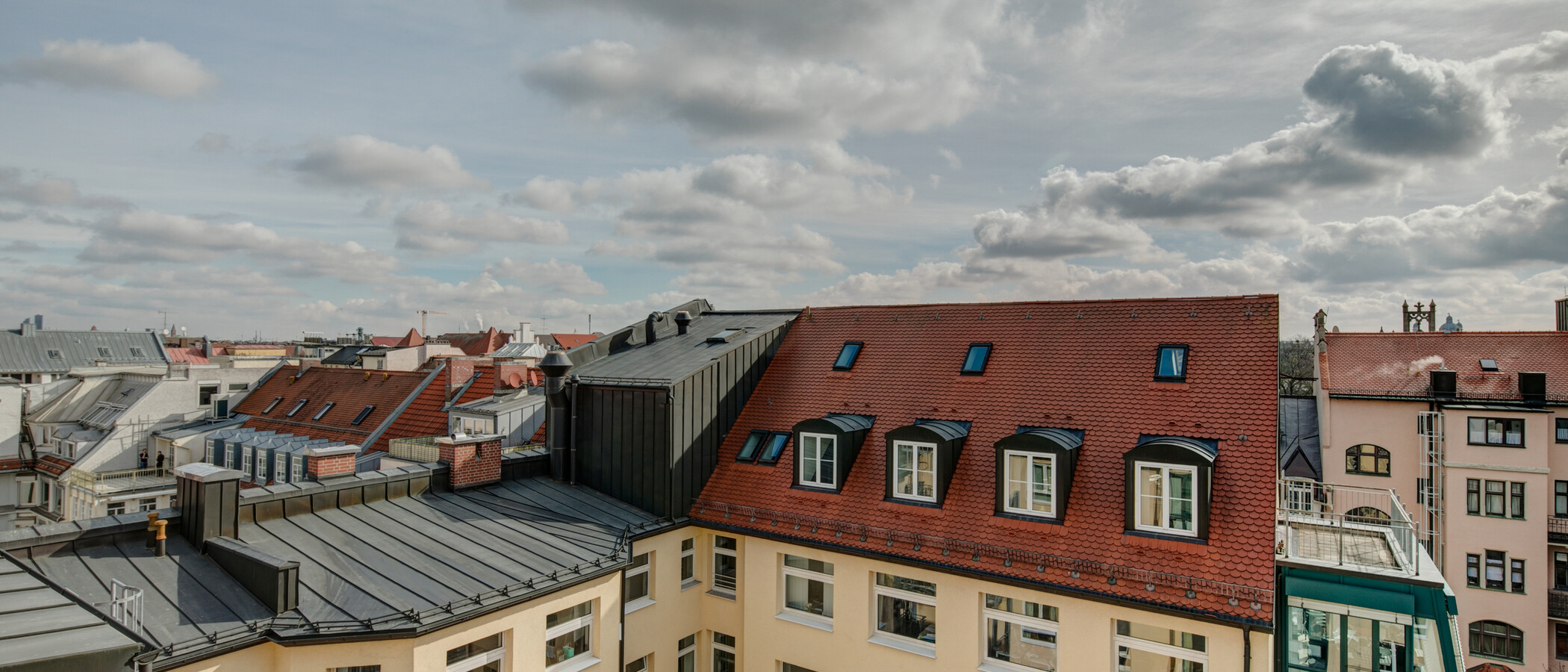 Dachterrassenwohnung München Maxvorstadt - Westen 01 Aussicht 1607