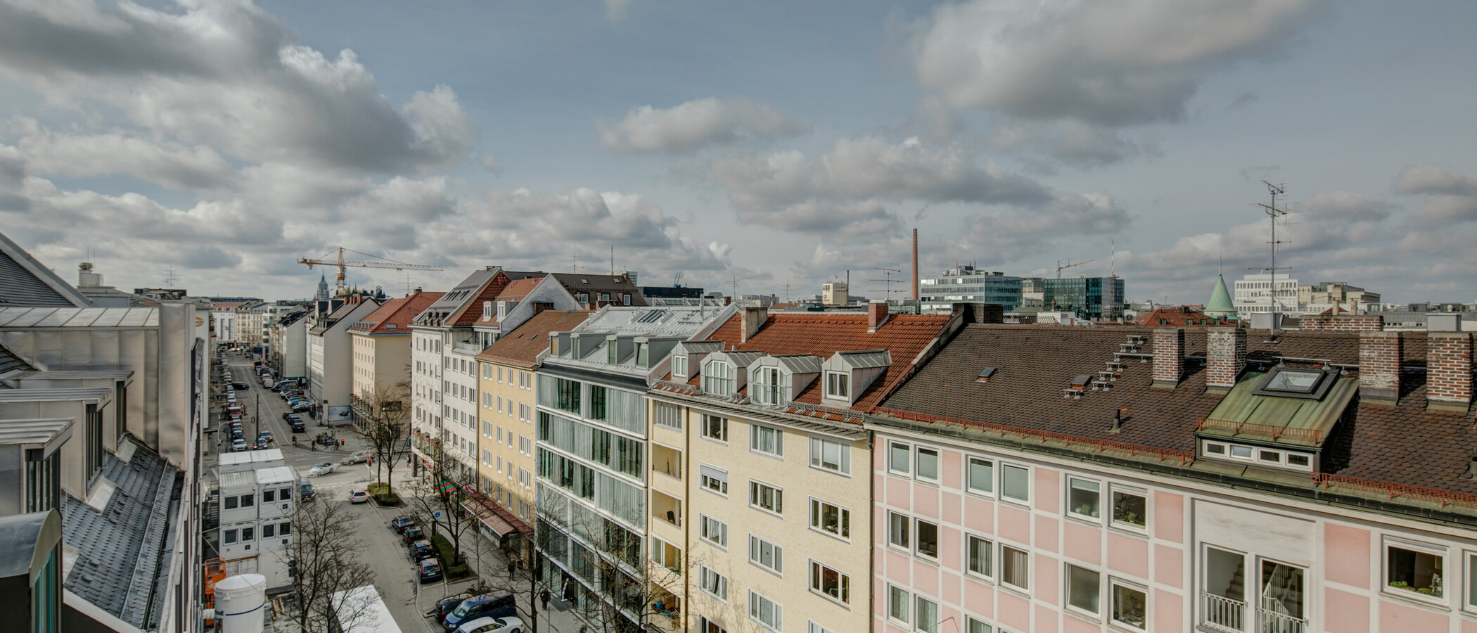 Dachterrassenwohnung München Maxvorstadt - Westen 03 Aussicht 1607