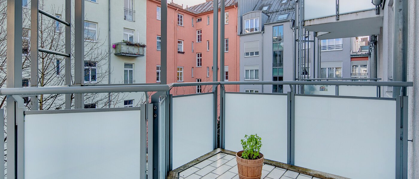 Wohnung München Lehel 02 Balkon 1615