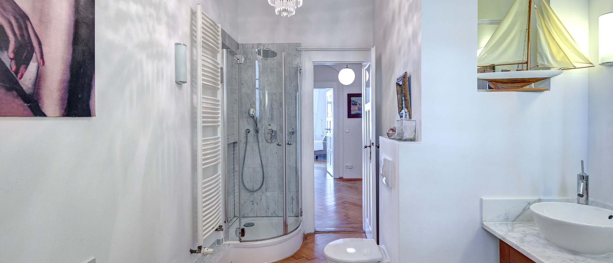 Wohnung München Schwabing (links der Leopoldstraße) 01 Badezimmer 1624