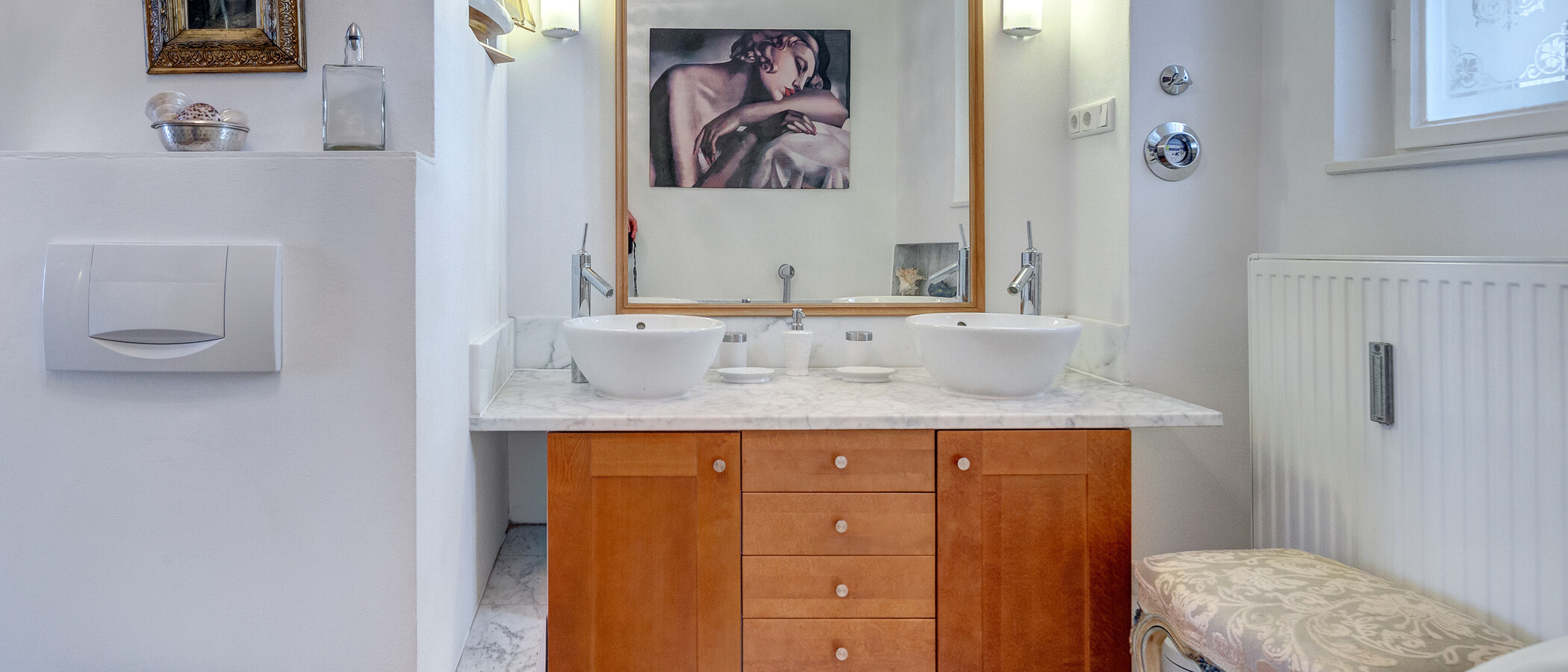 Wohnung München Schwabing (links der Leopoldstraße) 02 Badezimmer 1624