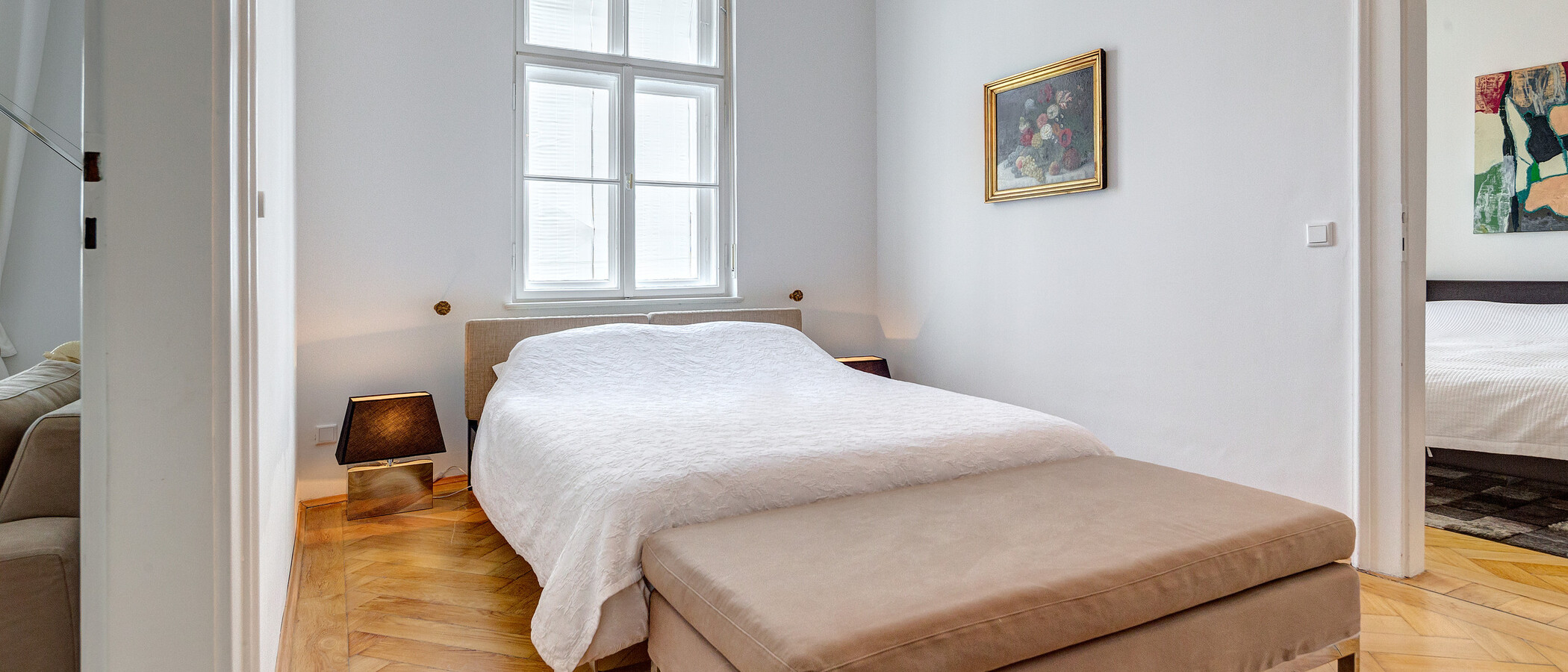 Wohnung München Schwabing (links der Leopoldstraße) 02 Schlafen 1624