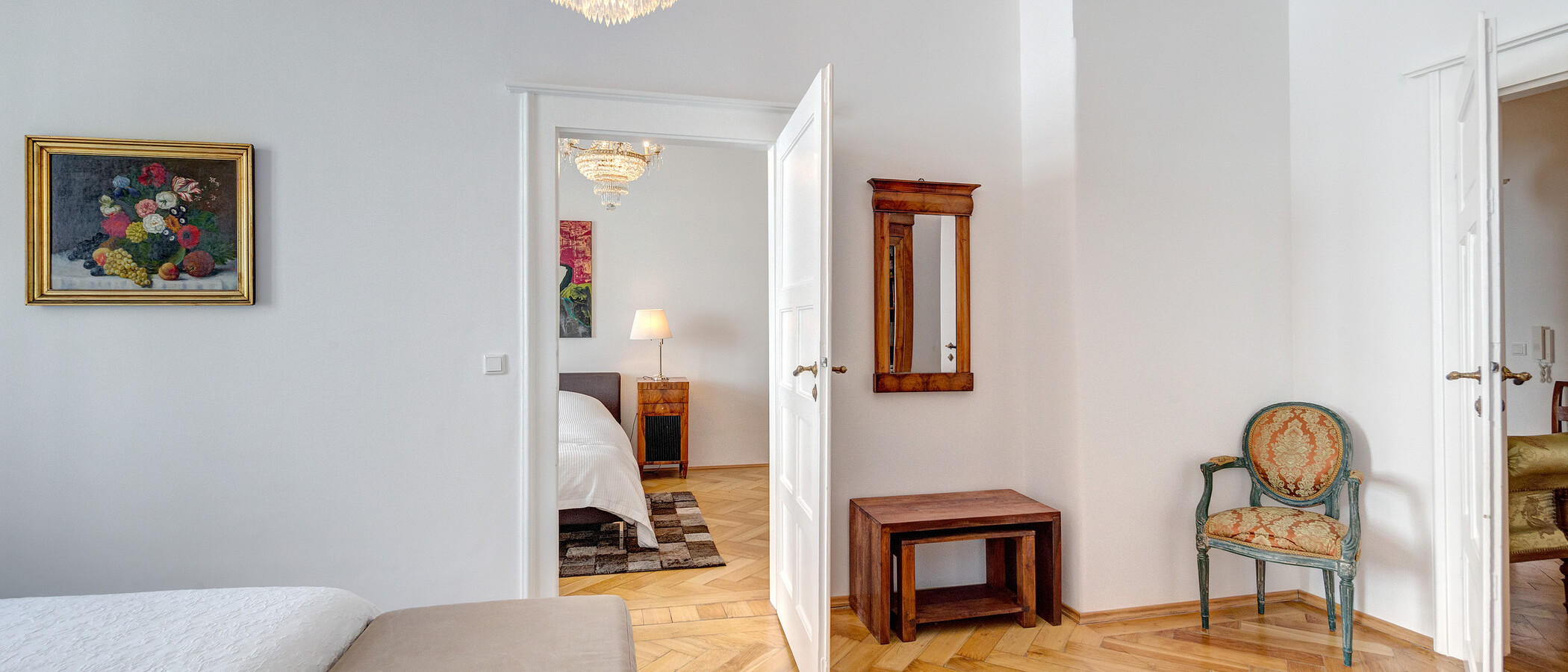 Wohnung München Schwabing (links der Leopoldstraße) 03 Schlafen 1624