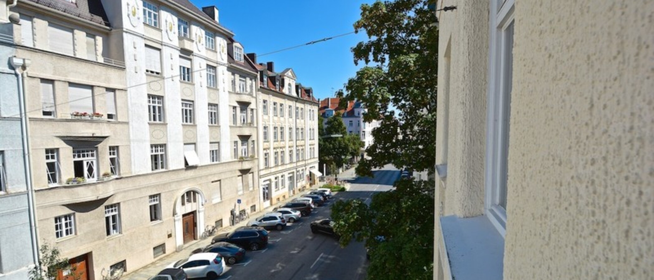 Wohnung München Schwabing (links der Leopoldstraße) 02 Aussicht 1624
