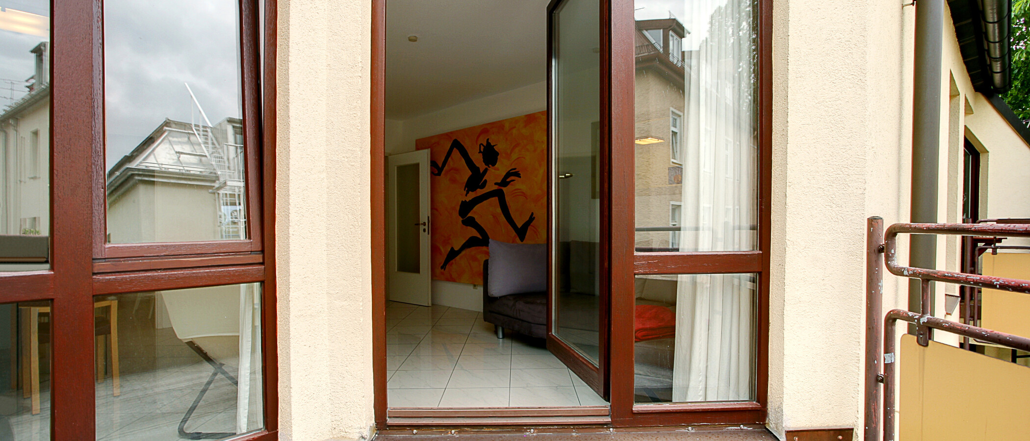 Wohnung München Schwabing-West (rund um den Hohenzollernplatz) 03 Balkon 1628
