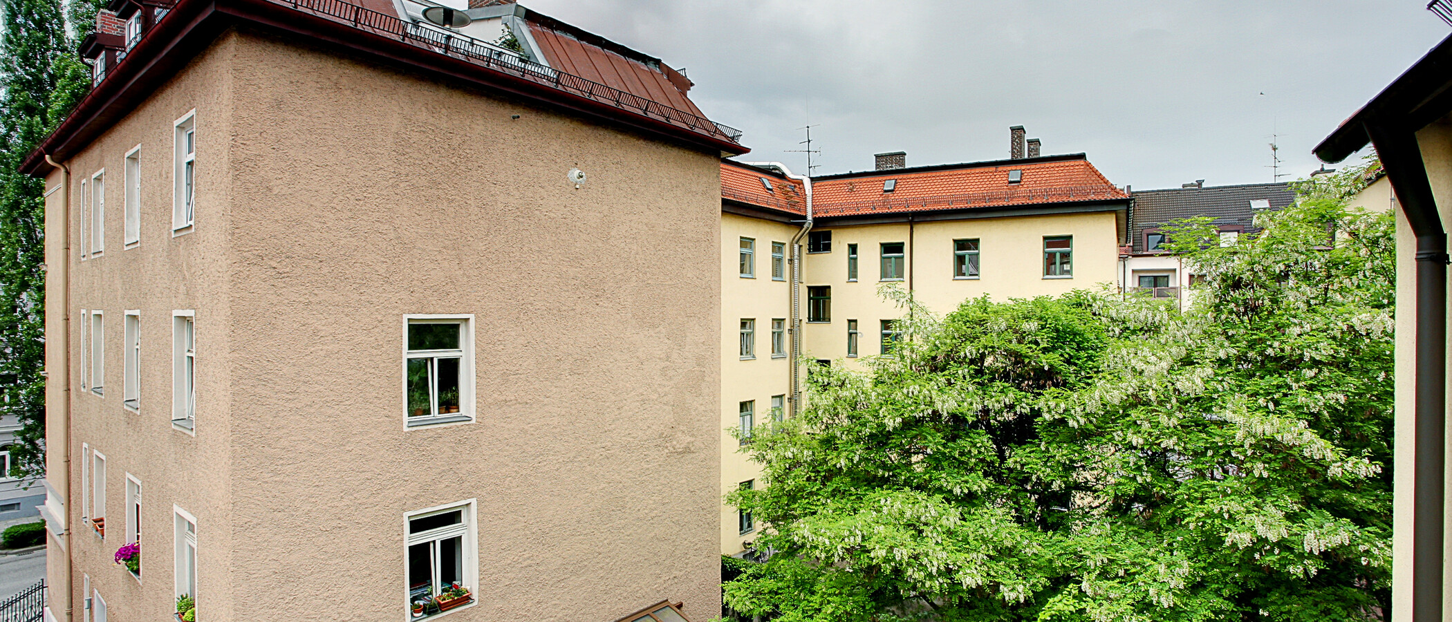 Wohnung München Schwabing-West (rund um den Hohenzollernplatz) 02 Aussicht 1628