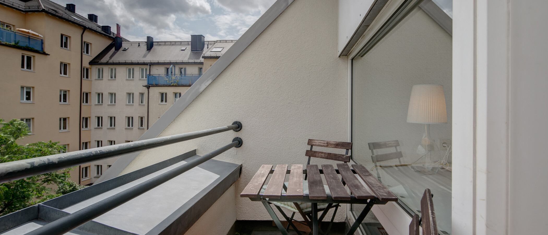 Maisonettewohnung München Maxvorstadt - Museumsviertel 01 Balkon 1668