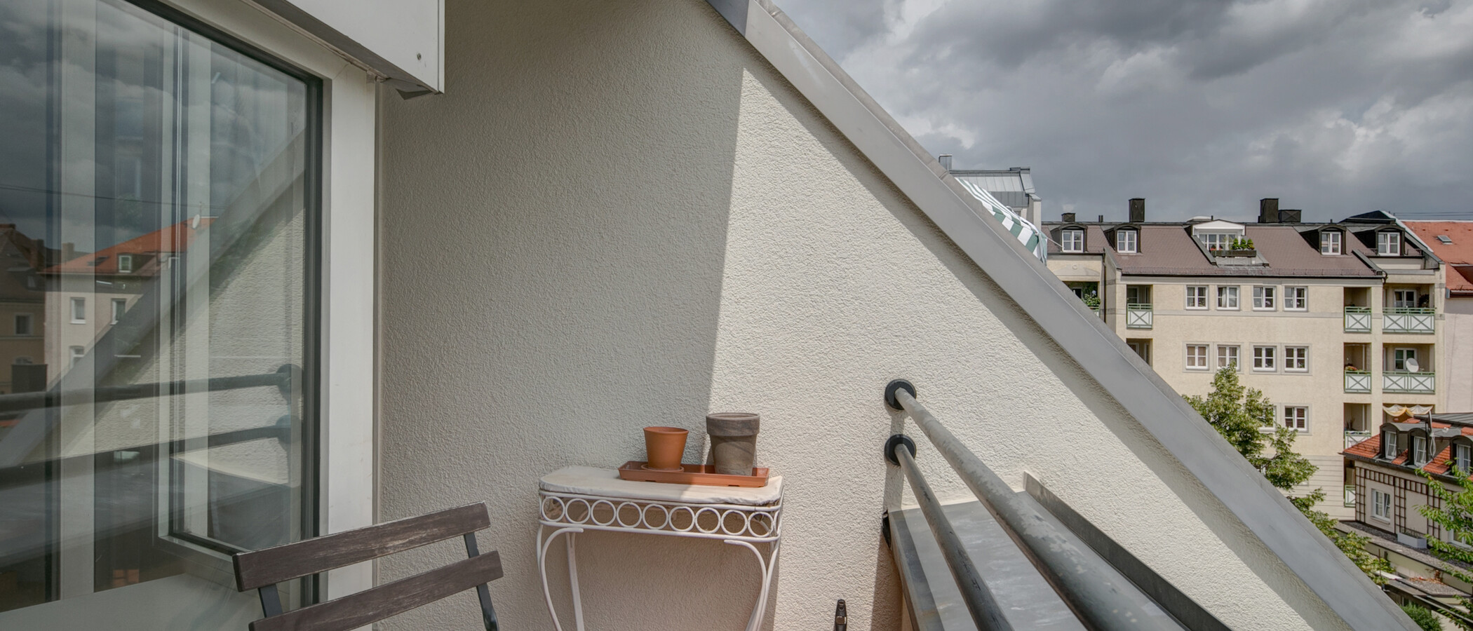 Maisonettewohnung München Maxvorstadt - Museumsviertel 02 Balkon 1668