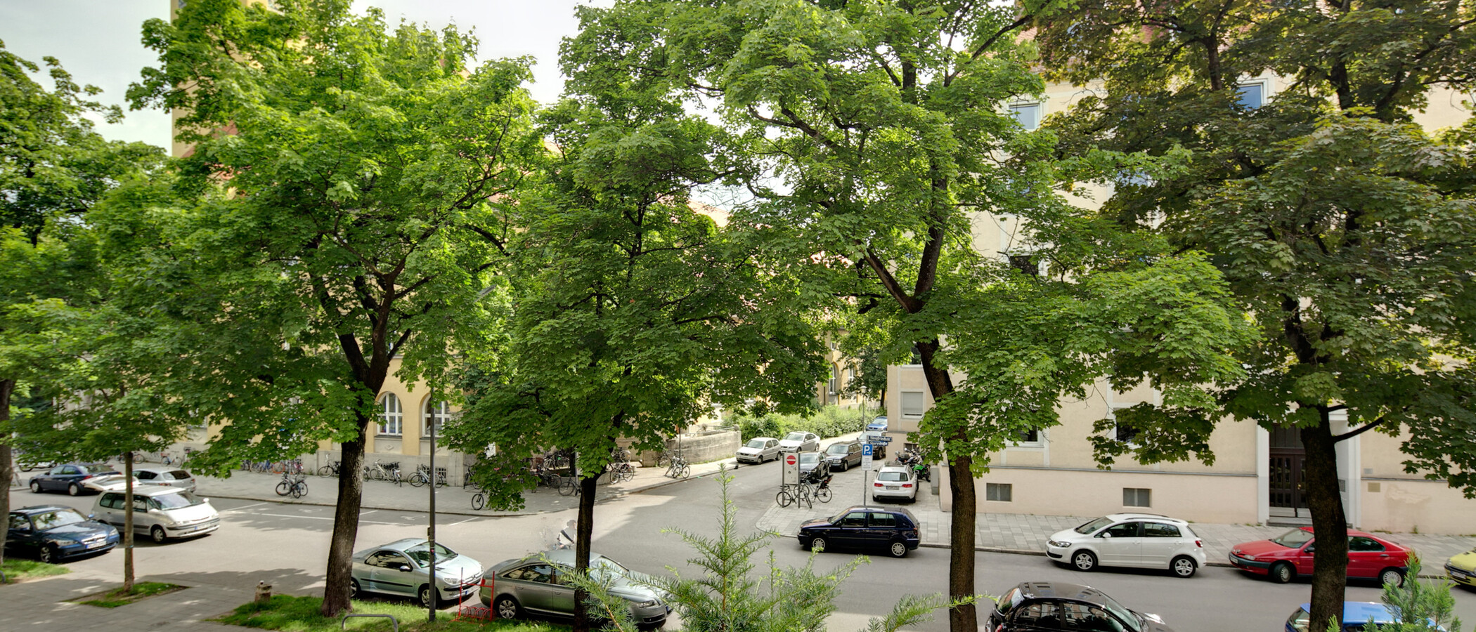 Wohnung München Schwabing (links der Leopoldstraße) 01 Aussicht 1680