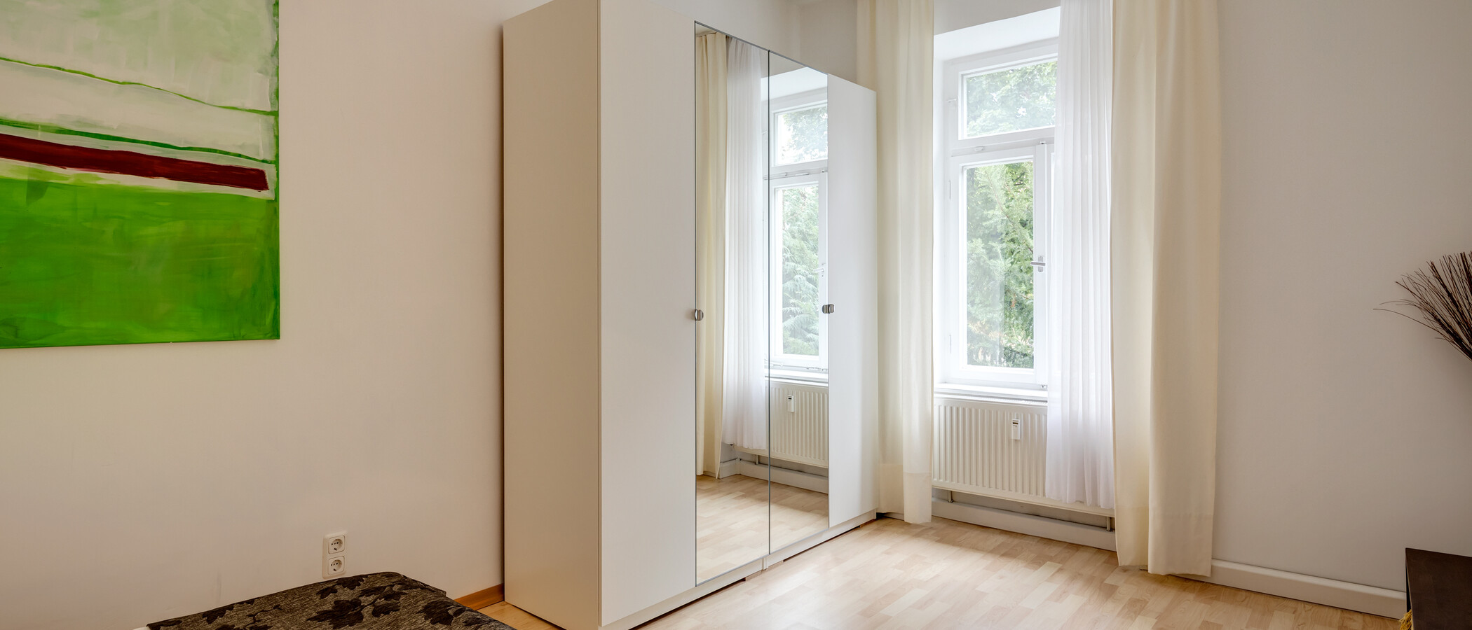 Wohnung München Schwabing (links der Leopoldstraße) 02 Schlafzimmer 1680