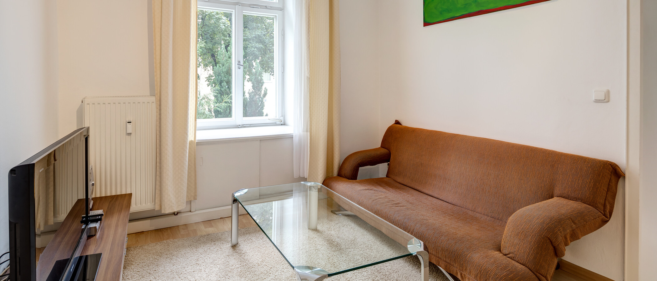 Wohnung München Schwabing (links der Leopoldstraße) 02 Wohnzimmer 1680