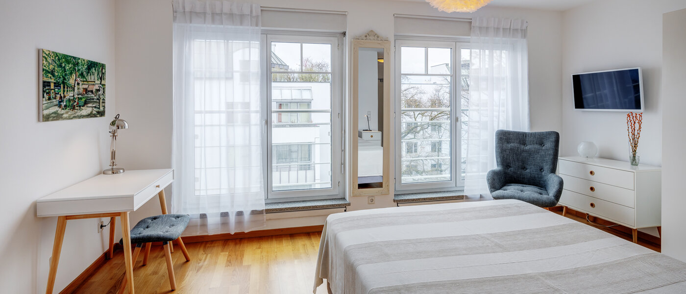 Apartment München Schwabing (rechts der Leopoldstraße) 01 Wohnbereich 1782