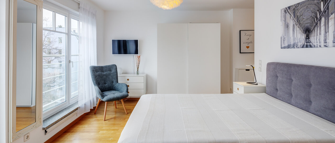 Apartment München Schwabing (rechts der Leopoldstraße) 03 Wohnbereich 1782