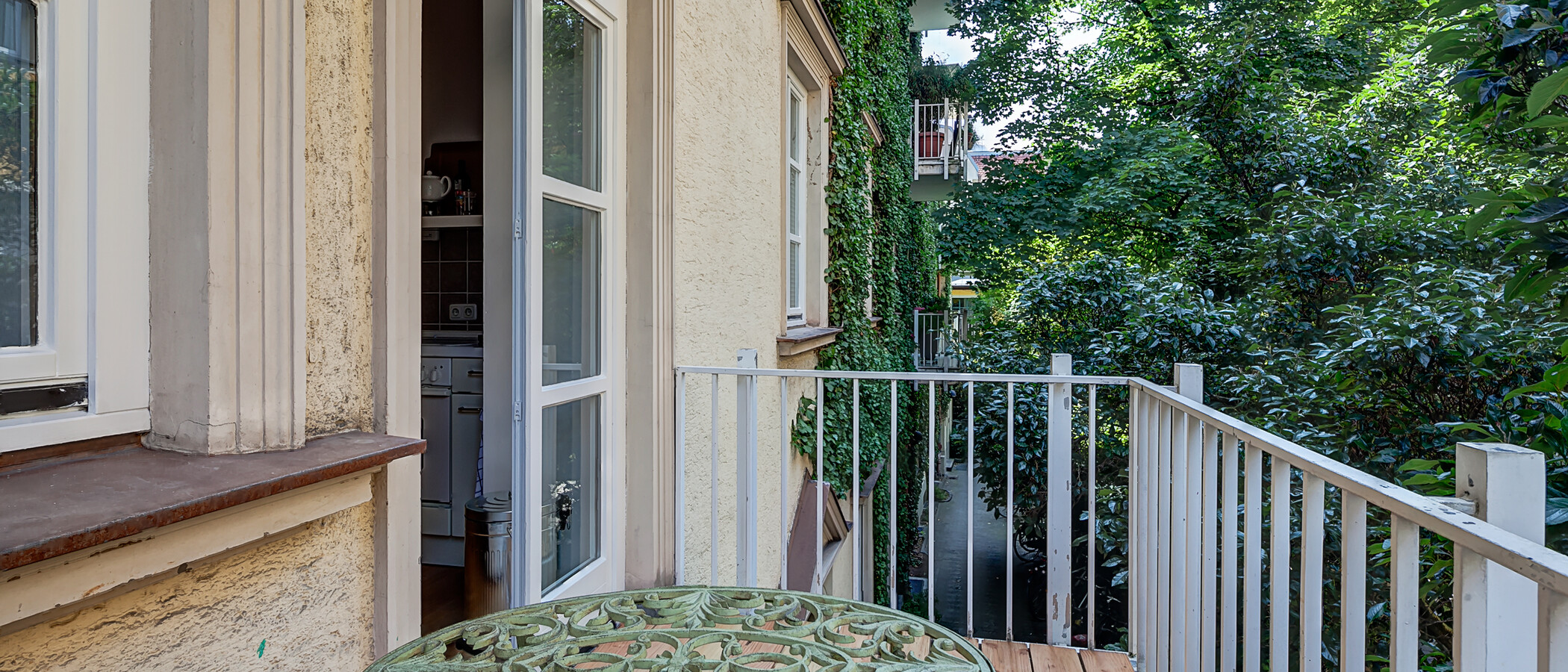 Wohnung München Schwabing (links der Leopoldstraße) 03 Balkon 1797