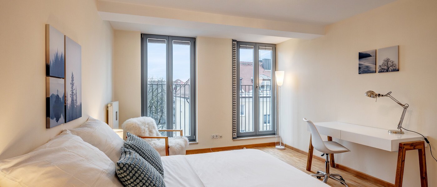 Wohnung München Schwabing (links der Leopoldstraße) 03 Schlafzimmer 1905