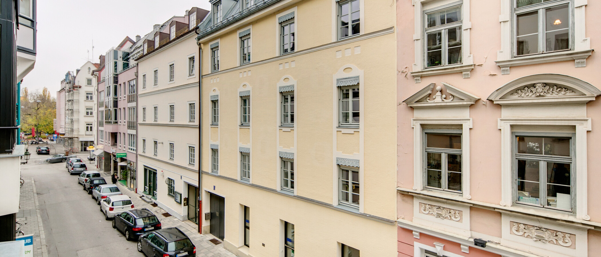 Wohnung München Schwabing (rechts der Leopoldstraße) 04 Aussicht 1976