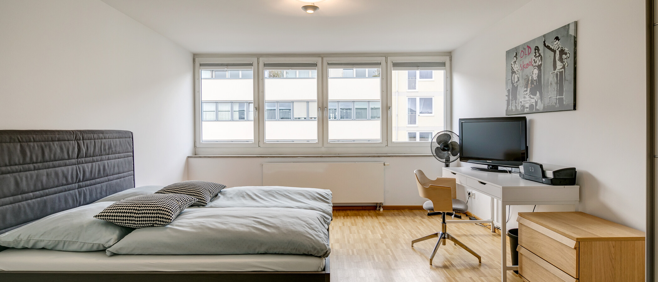 Dachterrassenwohnung München Maxvorstadt - Museumsviertel 01 Schlafen 2