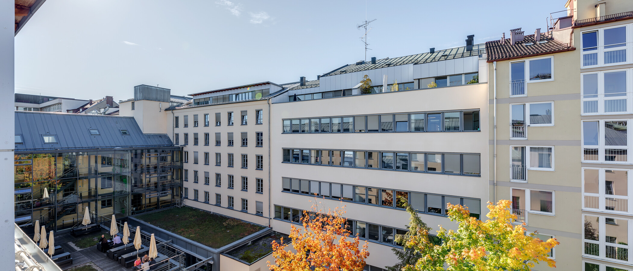 Dachterrassenwohnung München Maxvorstadt - Museumsviertel 01 Aussicht 2