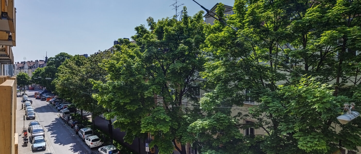 Apartment München Schwabing-West (rund um den Hohenzollernplatz) 02 Aussicht 2152