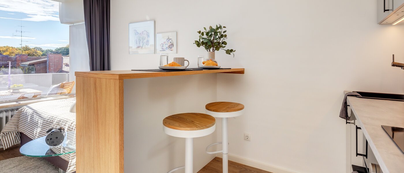 Apartment München Schwabing-Nord (zw. Leopoldstraße & Englischen Garten) 03 Küche 2242