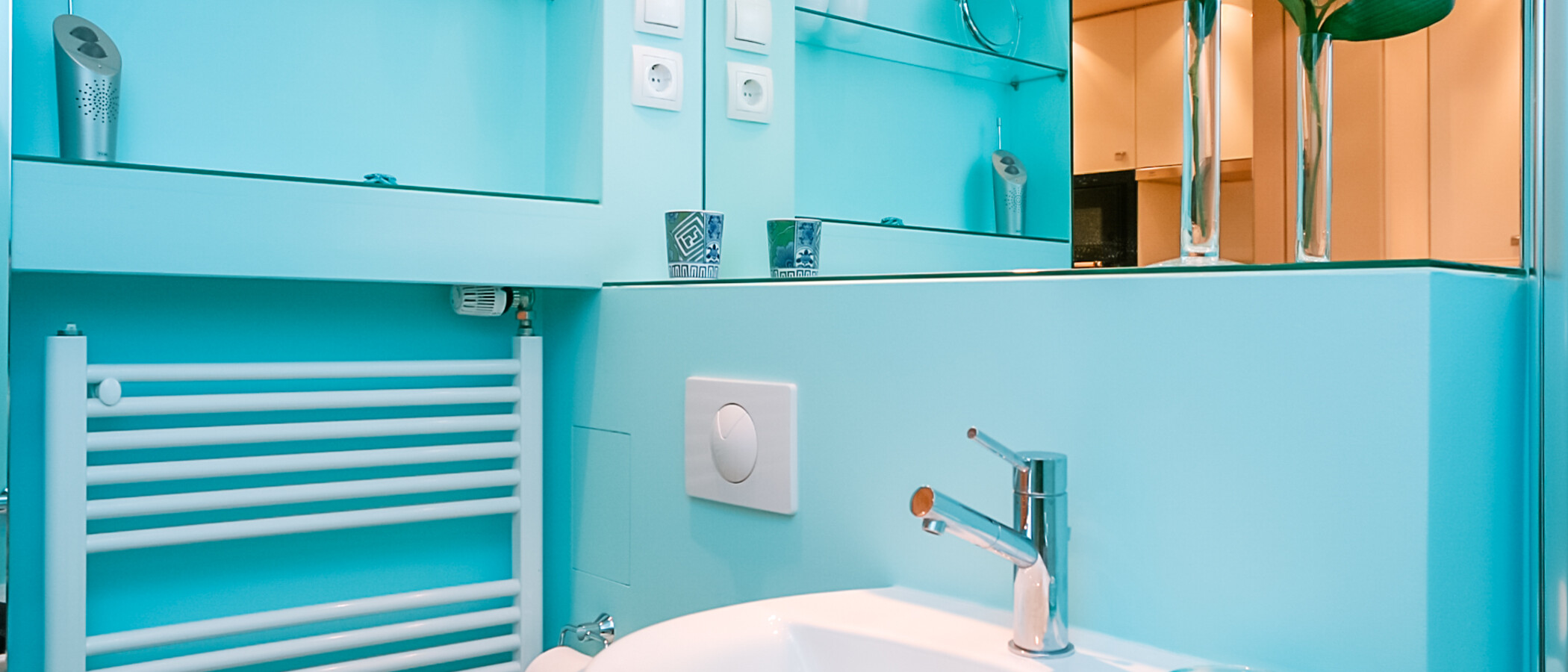 Apartment München Schwabing (links der Leopoldstraße) 03 Badezimmer 2333