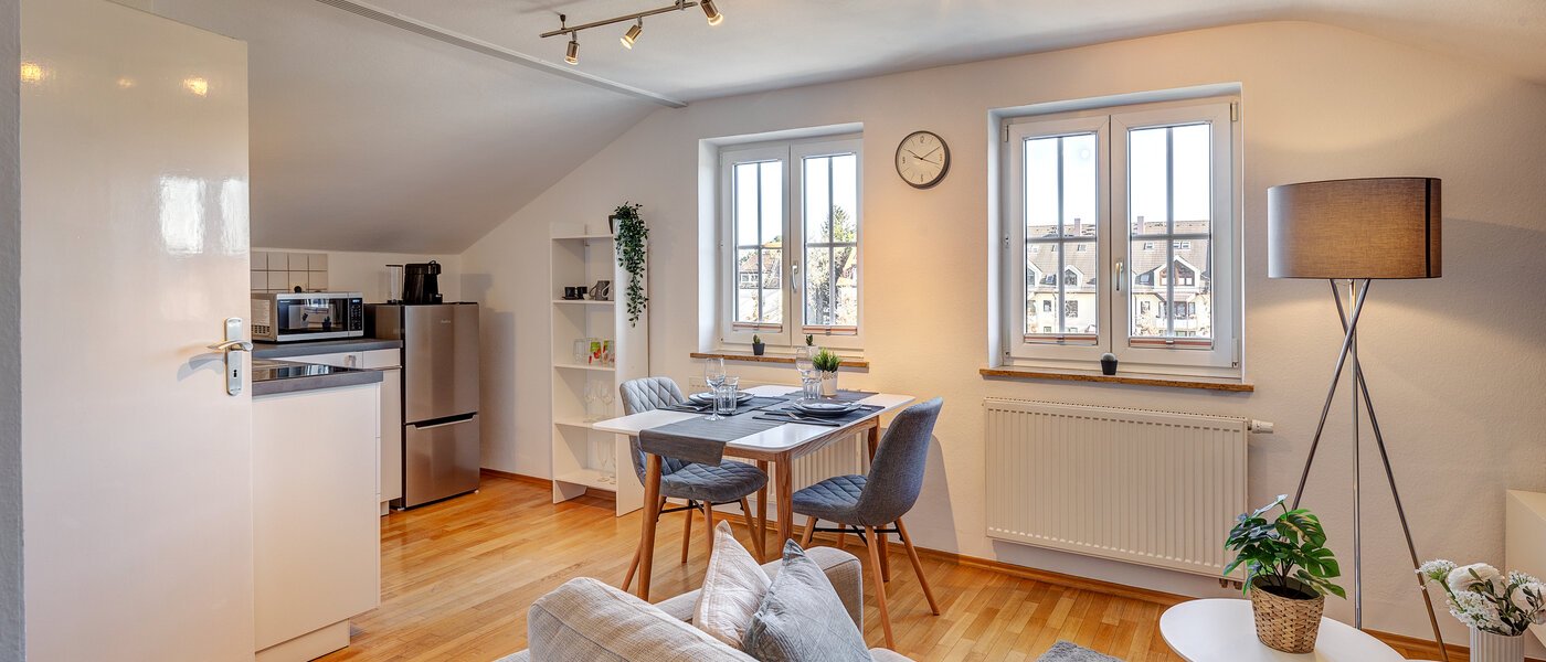 Apartment München Sendling-Westpark 04 Wohnbereich 2380