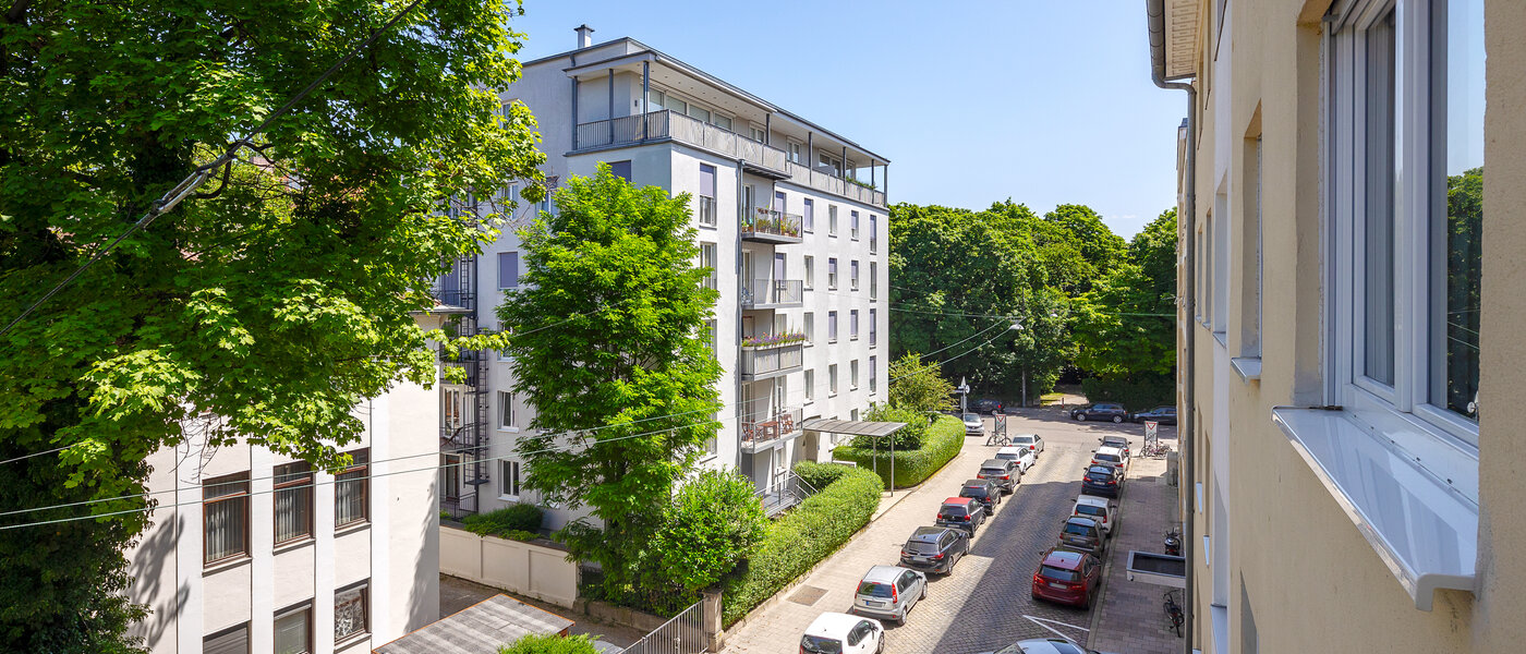 Wohnung München Schwabing (links der Leopoldstraße) 03 Aussicht 2407
