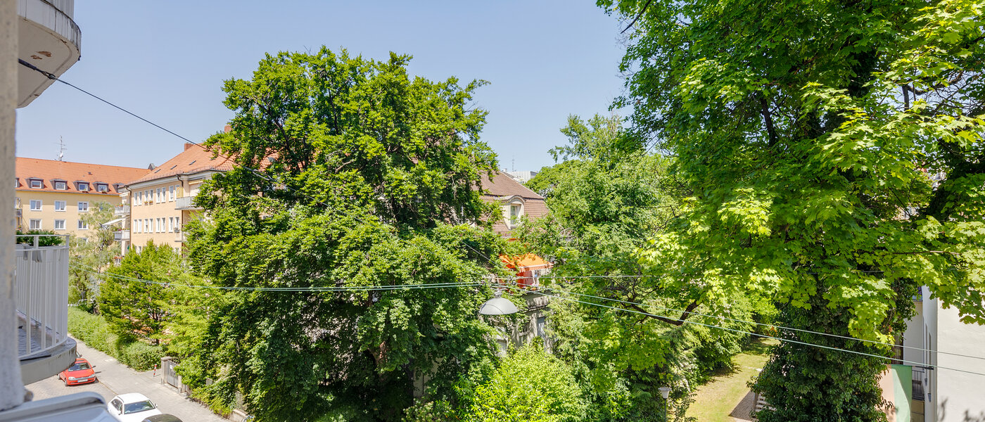 Wohnung München Schwabing (links der Leopoldstraße) 04 Aussicht 2407