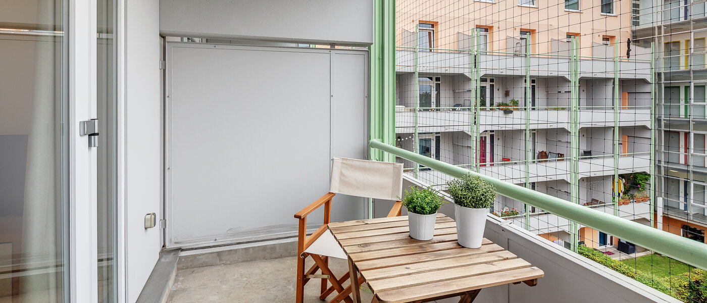 Apartment München Isarvorstadt 01 Balkon 2543