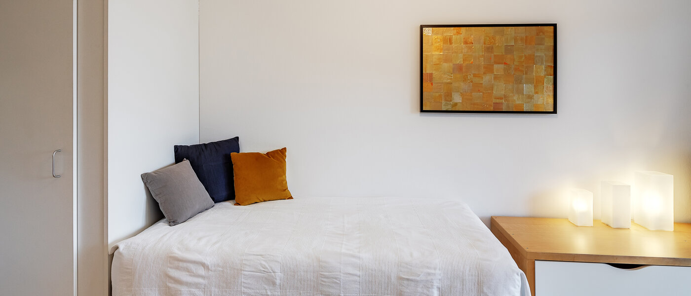 Apartment München Isarvorstadt 01 Schlafbereich 2543