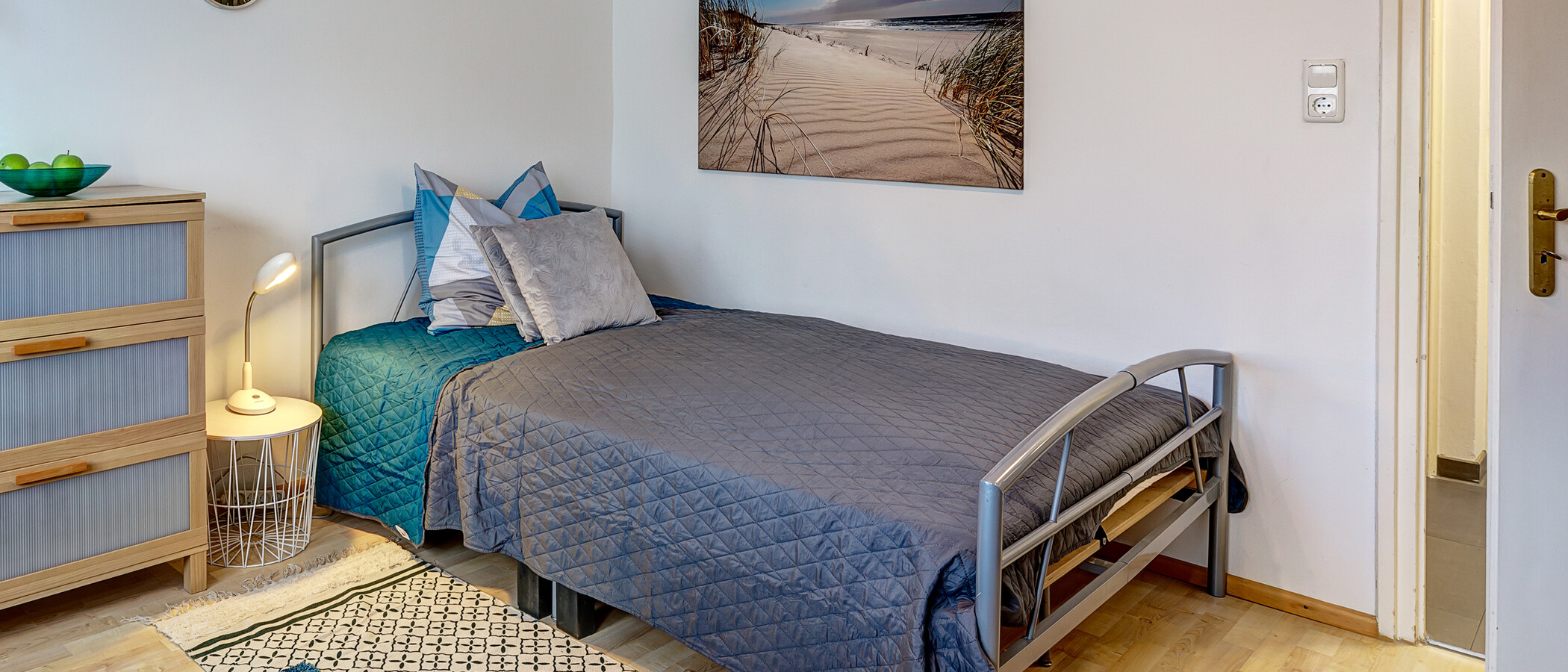 Apartment München Neuhausen 01 Schlafbereich 2682