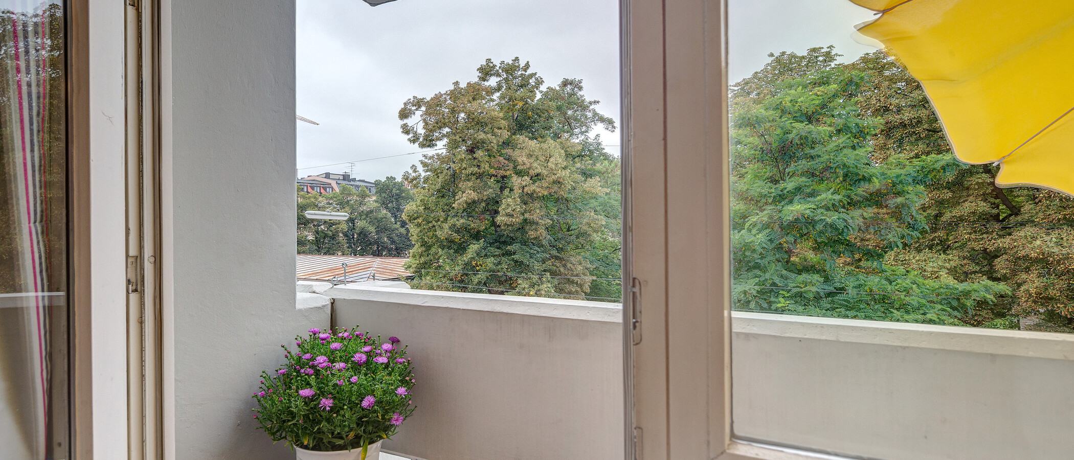 Apartment München Schwabing (links der Leopoldstraße) 03 Balkon 2684
