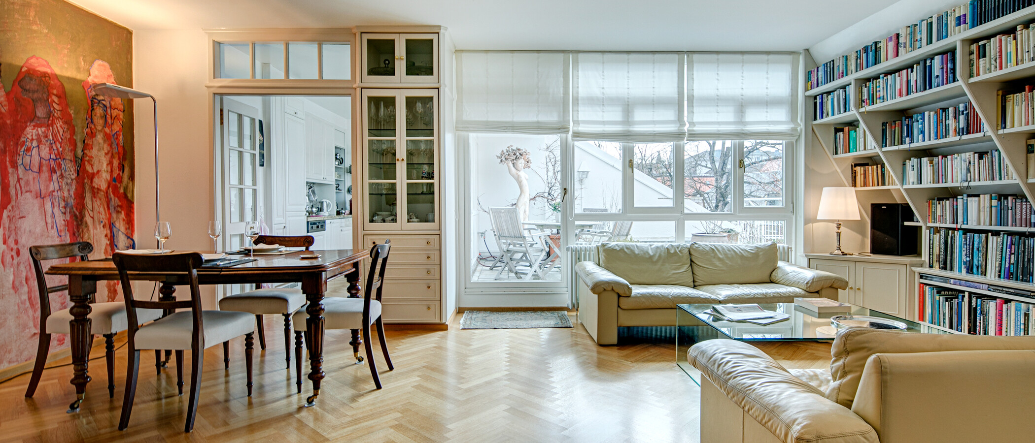 Dachterrassenwohnung München Schwabing (rechts der Leopoldstraße) 01 Wohnen 2693