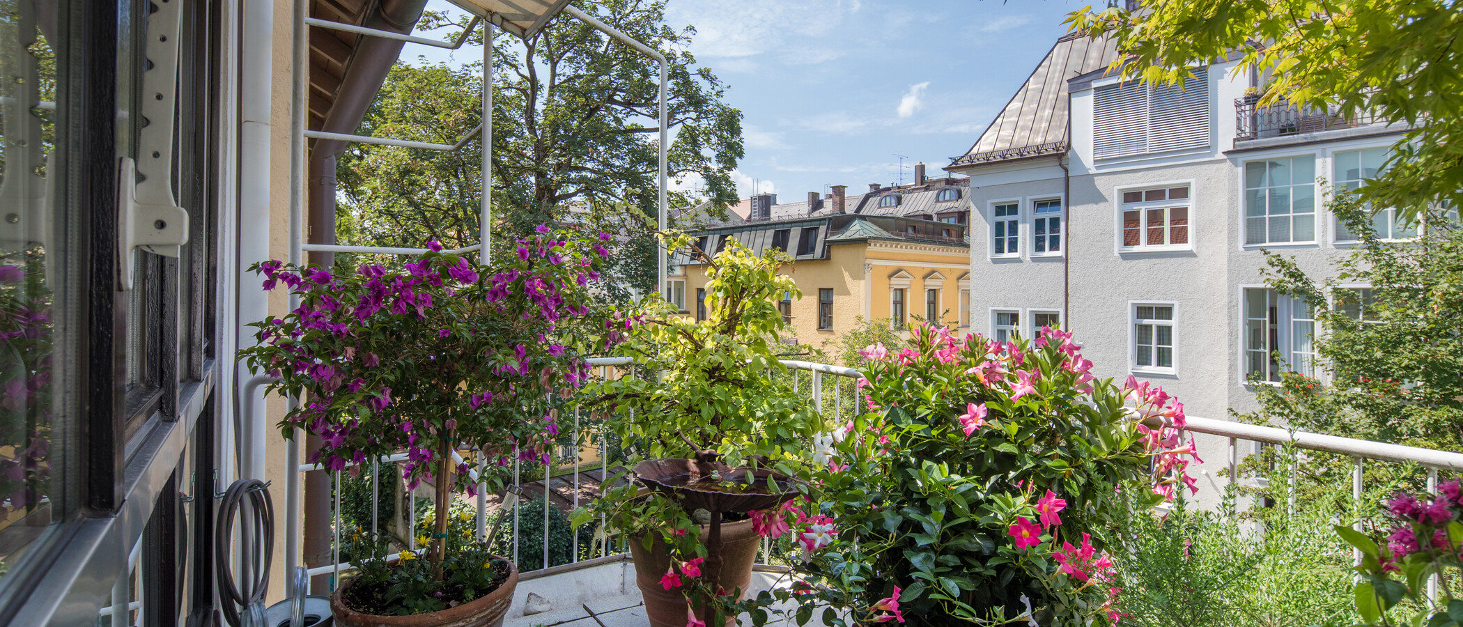 Dachterrassenwohnung München Schwabing (rechts der Leopoldstraße) 01 Balkon 2693