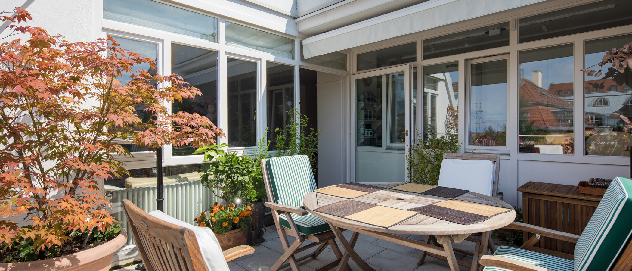 Dachterrassenwohnung München Schwabing (rechts der Leopoldstraße) 03 Terrasse 2693