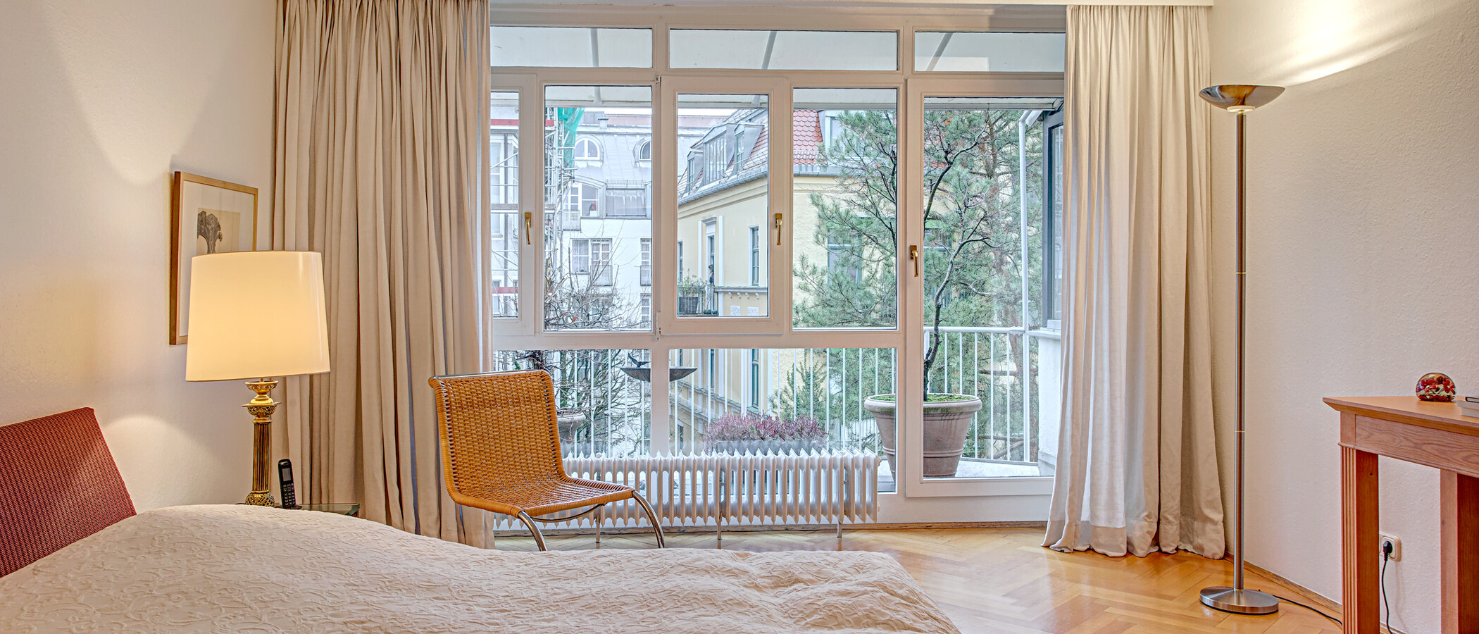 Dachterrassenwohnung München Schwabing (rechts der Leopoldstraße) 01 Schlafen 2693