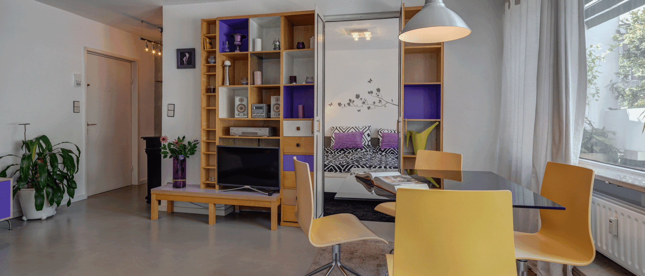 Dachterrassenwohnung München Neuhausen 02 Wohnzimmer 2774